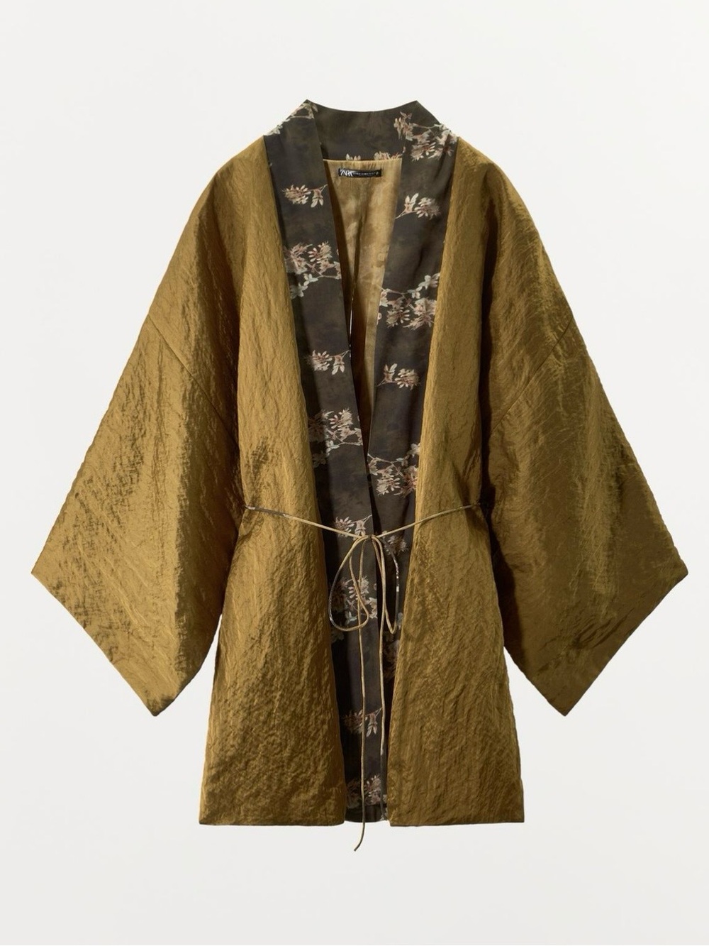 Zara Reversible Kimono in Bronze. Size M/L. Brand new!